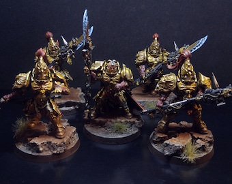 Adeptus Custodes - Combat Patrol - Warhammer 40K - Miniatures Painted COMMISSION