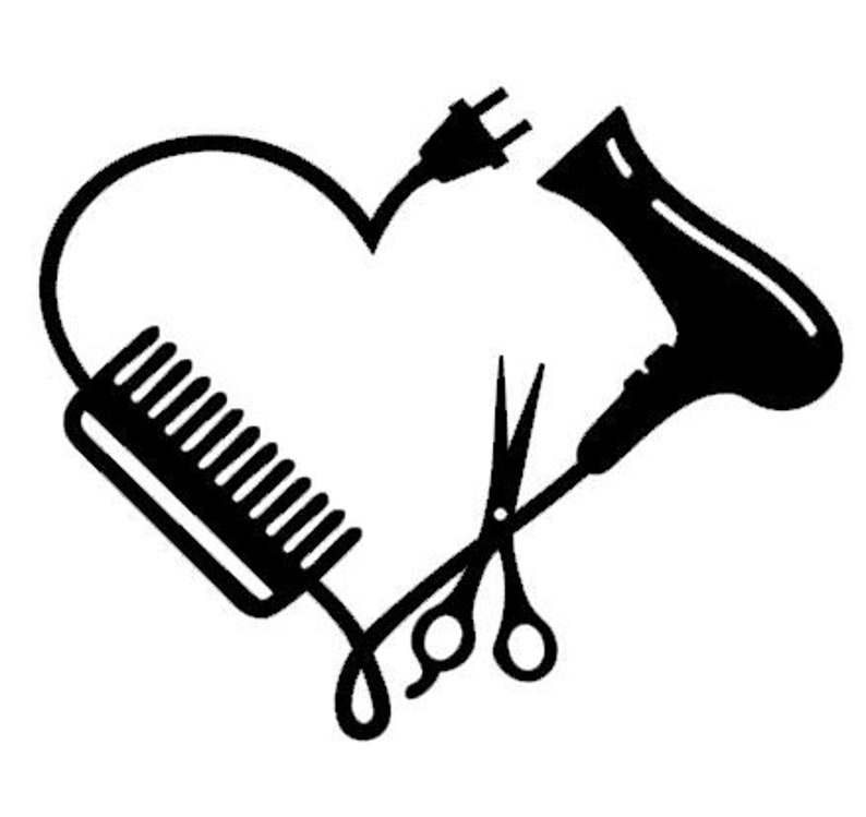 Hair Stylist Decal, Hair Stylist Sticker, Car Decal, Car Sticker