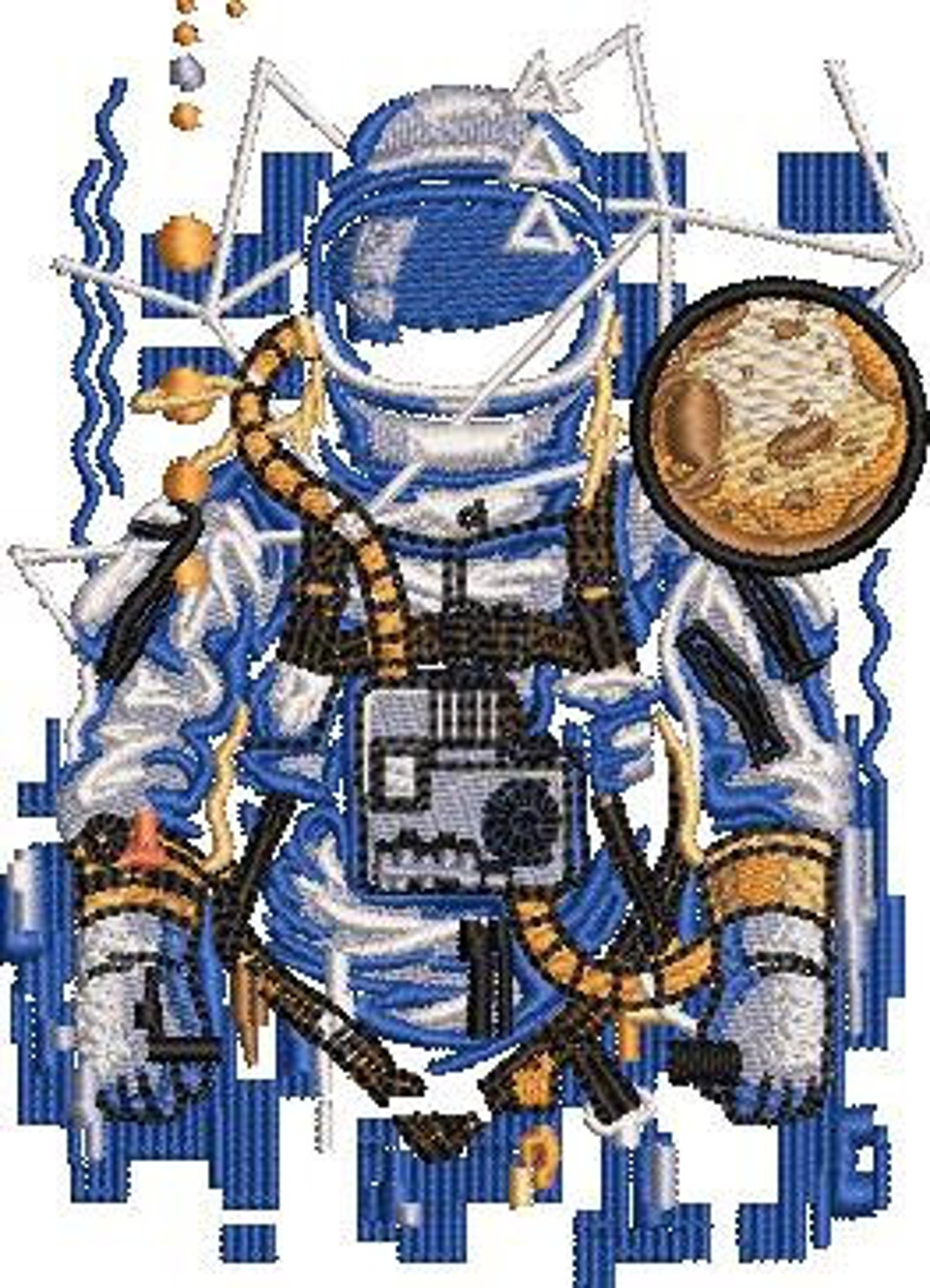 Astronaut embroidery sybju  etsy uk Astronaut embroidery sybju  etsy uk