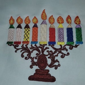 Customer sewout of digitized logo stitched on garment, showing precise and clean embroidery results.
