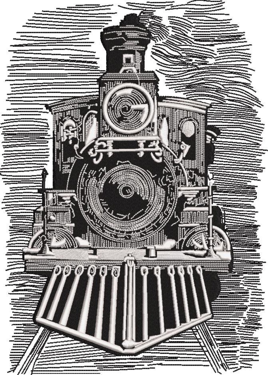 Train art embroidery nwcvq  etsy Train art embroidery nwcvq  etsy