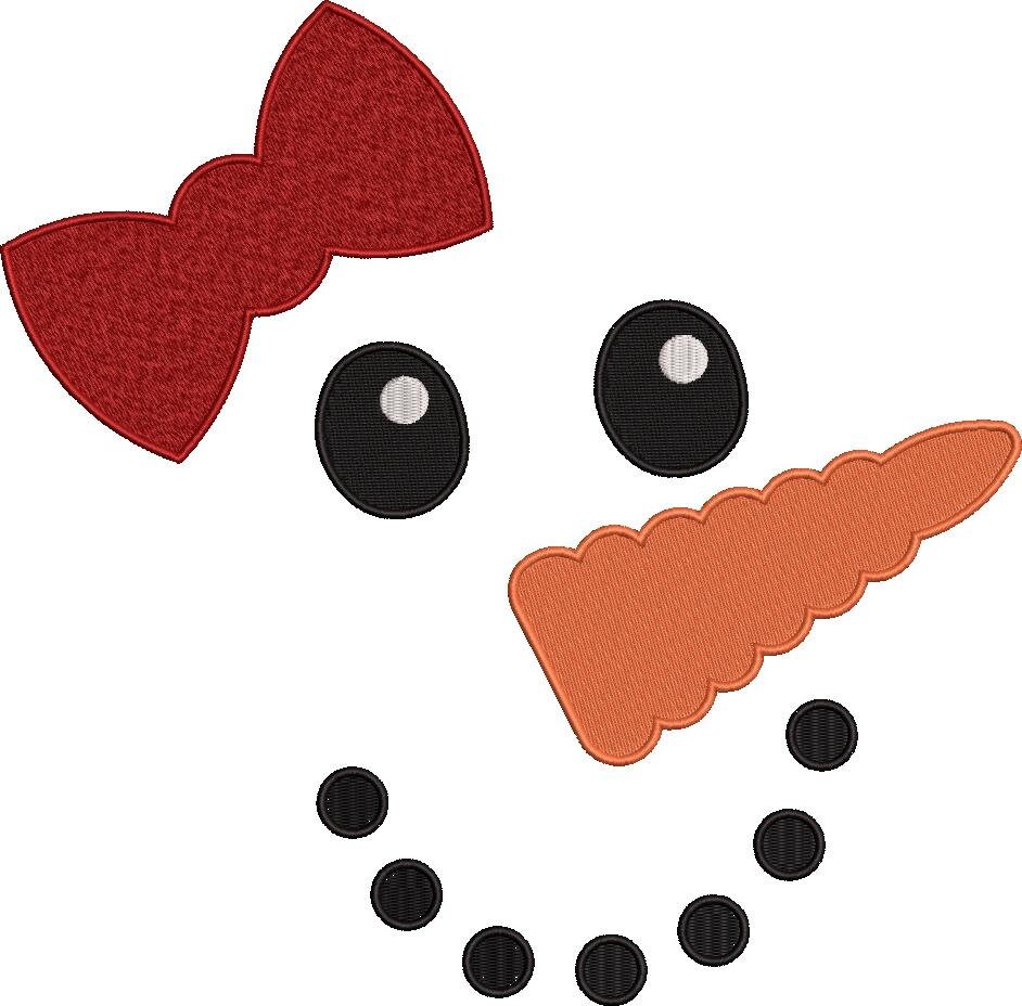 Snowman Face Pattern Etsy