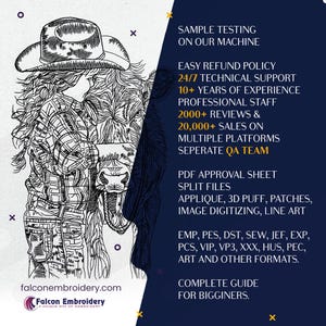 Custom embroidery digitizing service for personal and business use, high-quality stitch files for embroidery machines
