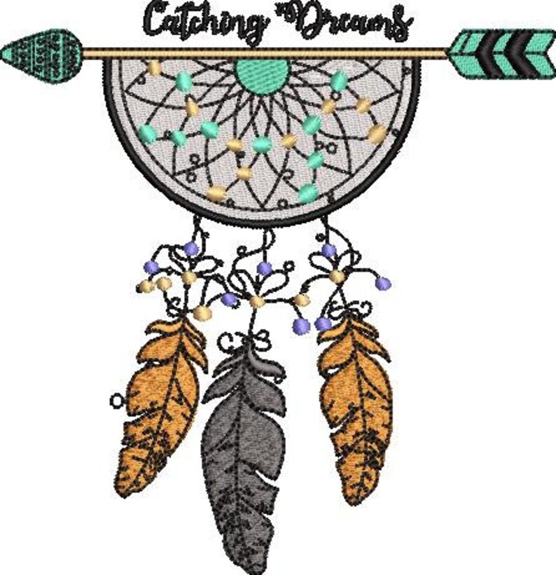 Dream Catcher Embroidery Design Etsy