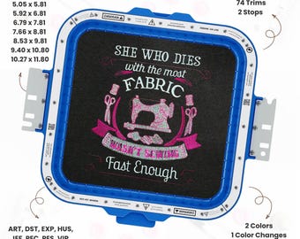 Funny Sewing Quote Embroidery Design Humorous Sewing Machine Pattern Embroidery Quote Stitch Files Digital Sewing Pattern Instant Download