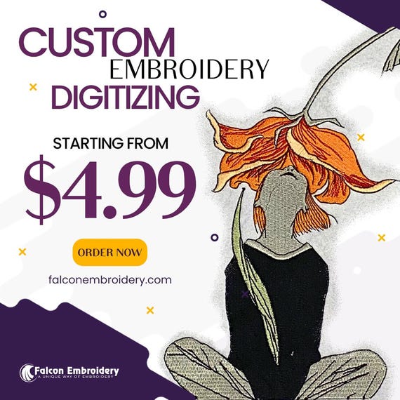 Custom Embroidery Digitizing, Logo Digitizing, Image Digitizing Embroidery, Embroidery Digitizing Service, Custom Digitize Embroidery logo