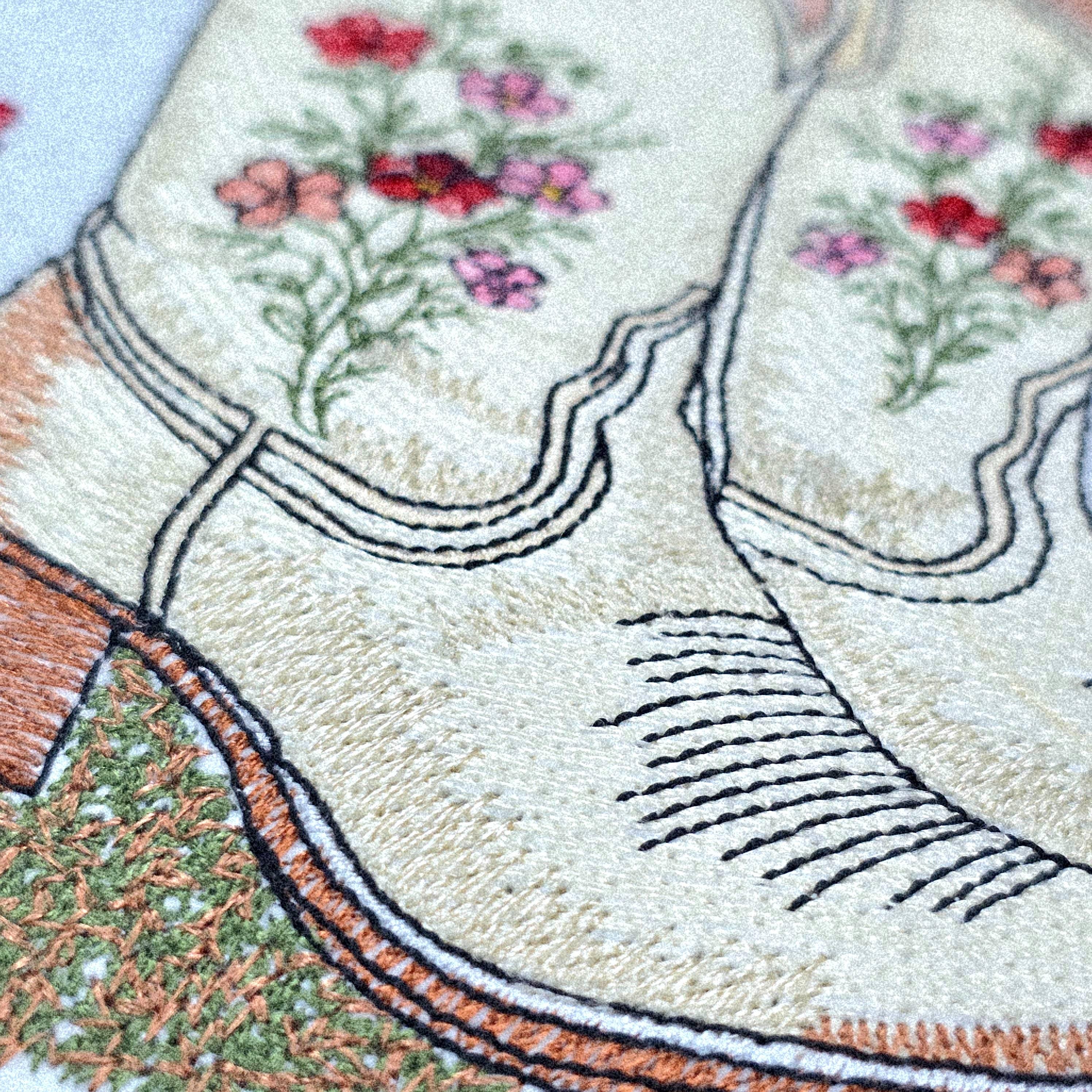 Floral Cowboy Boot Embroidery Design Western Boot With Flower ...