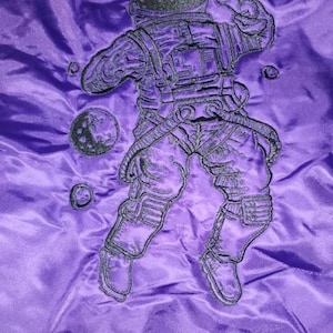 Astronaut-Stickerei-Design Astronaut-Stickerei PES DST Dateien Astronaut Maschinenstickerei Astronaut Stickmuster Space-Stickerei