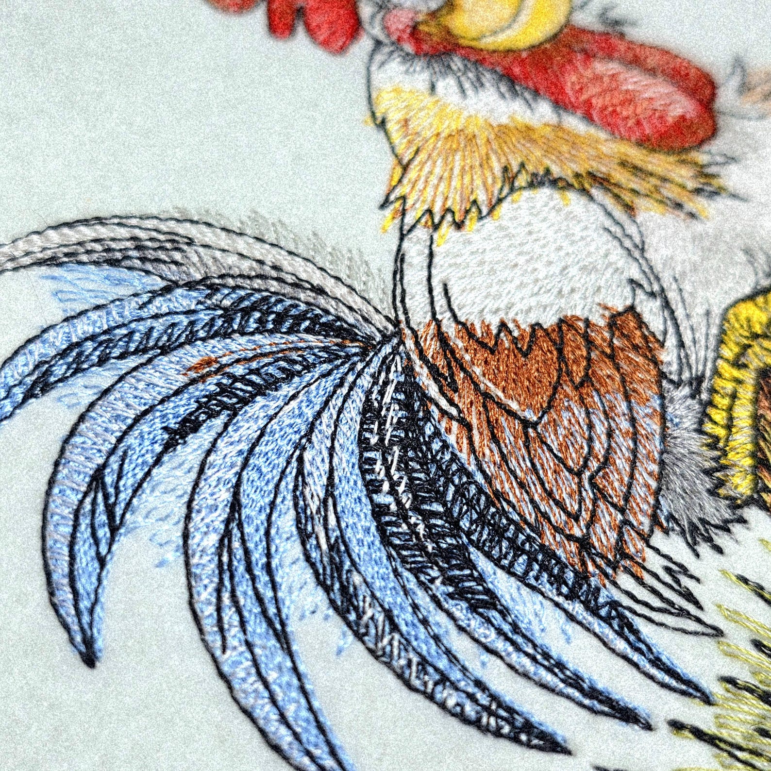 Rooster Machine Embroidery Design Chicken Embroidery Pattern Rooster ...