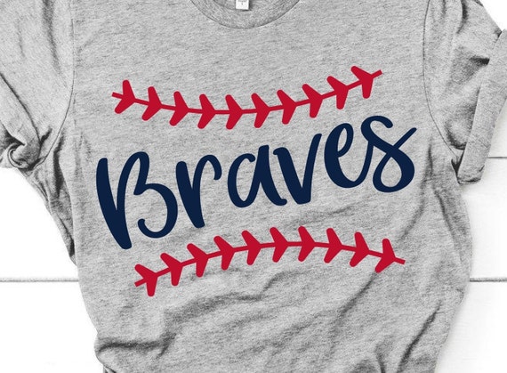 girls atlanta braves shirt