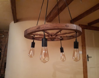 Wagon wheel kitchen light deals