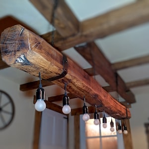 Farmhouse Light fixtures Kitchen Rustic Chandelier Dining room Unique Wood Lighting for Kitchen island  Handcrafter Wood Chandelier