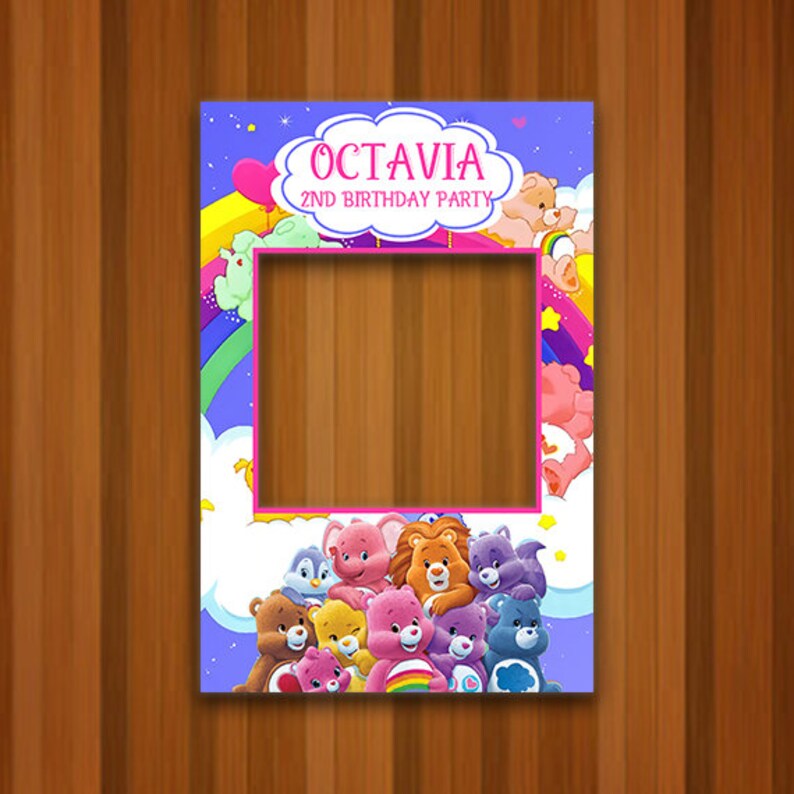 Care Bears Photo Booth Frame Image 0