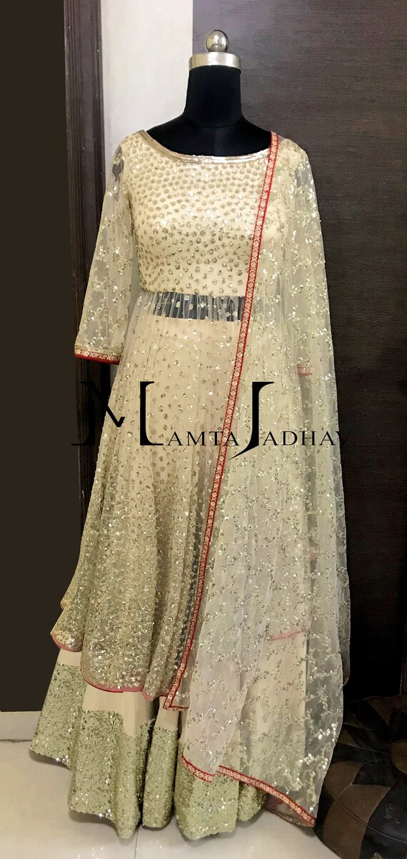 sequin anarkali