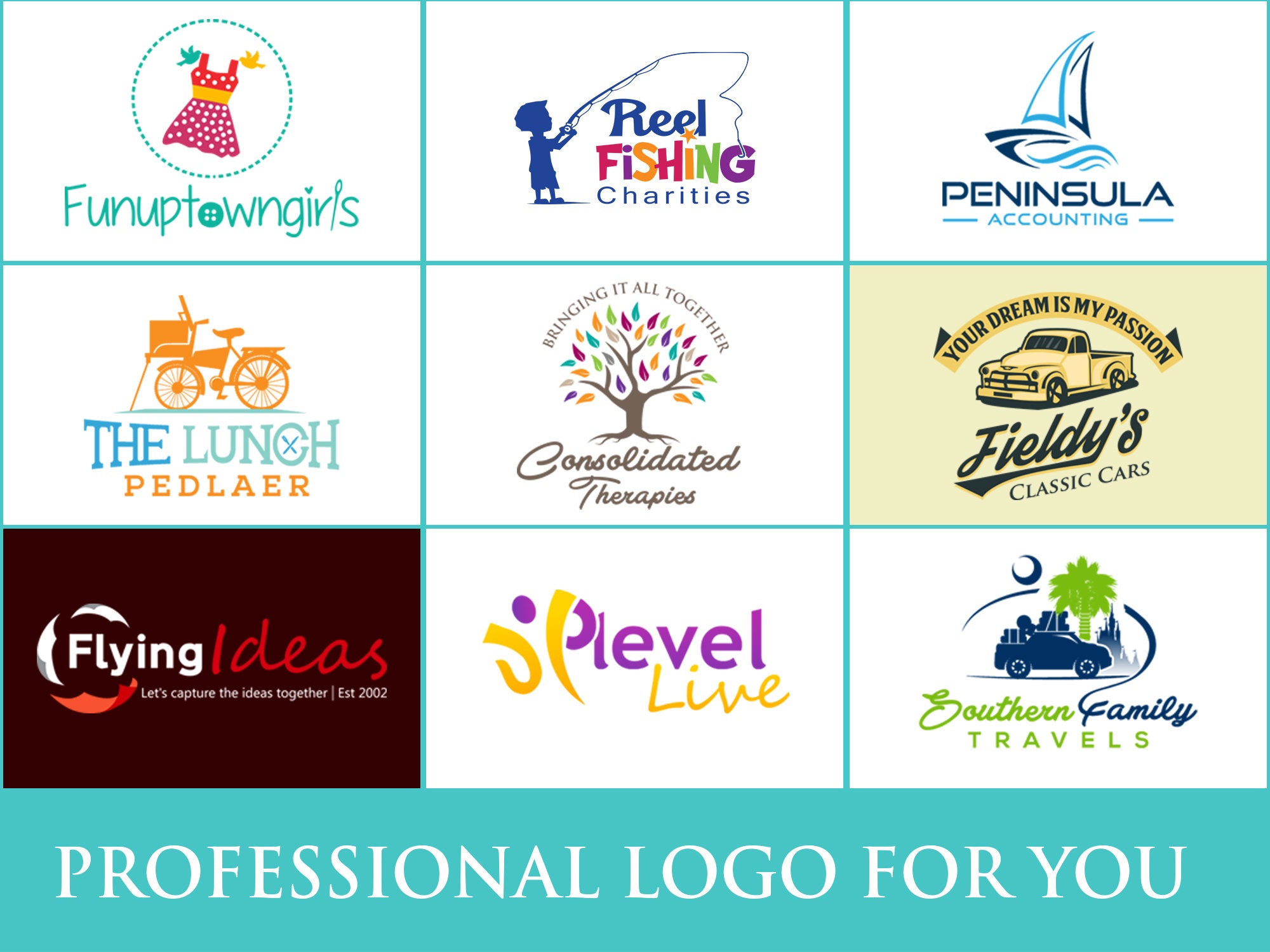 Custom Logo Education Logo Food Drink Logo Mortgage Logo Etsy