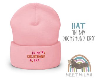 Dachshund Era Beanie: Embroidered Dog Lover Gift