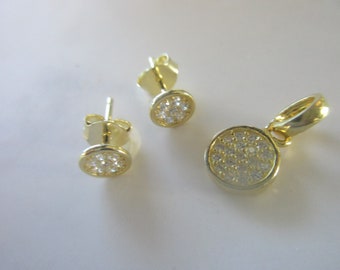Studs Silver Plated Set