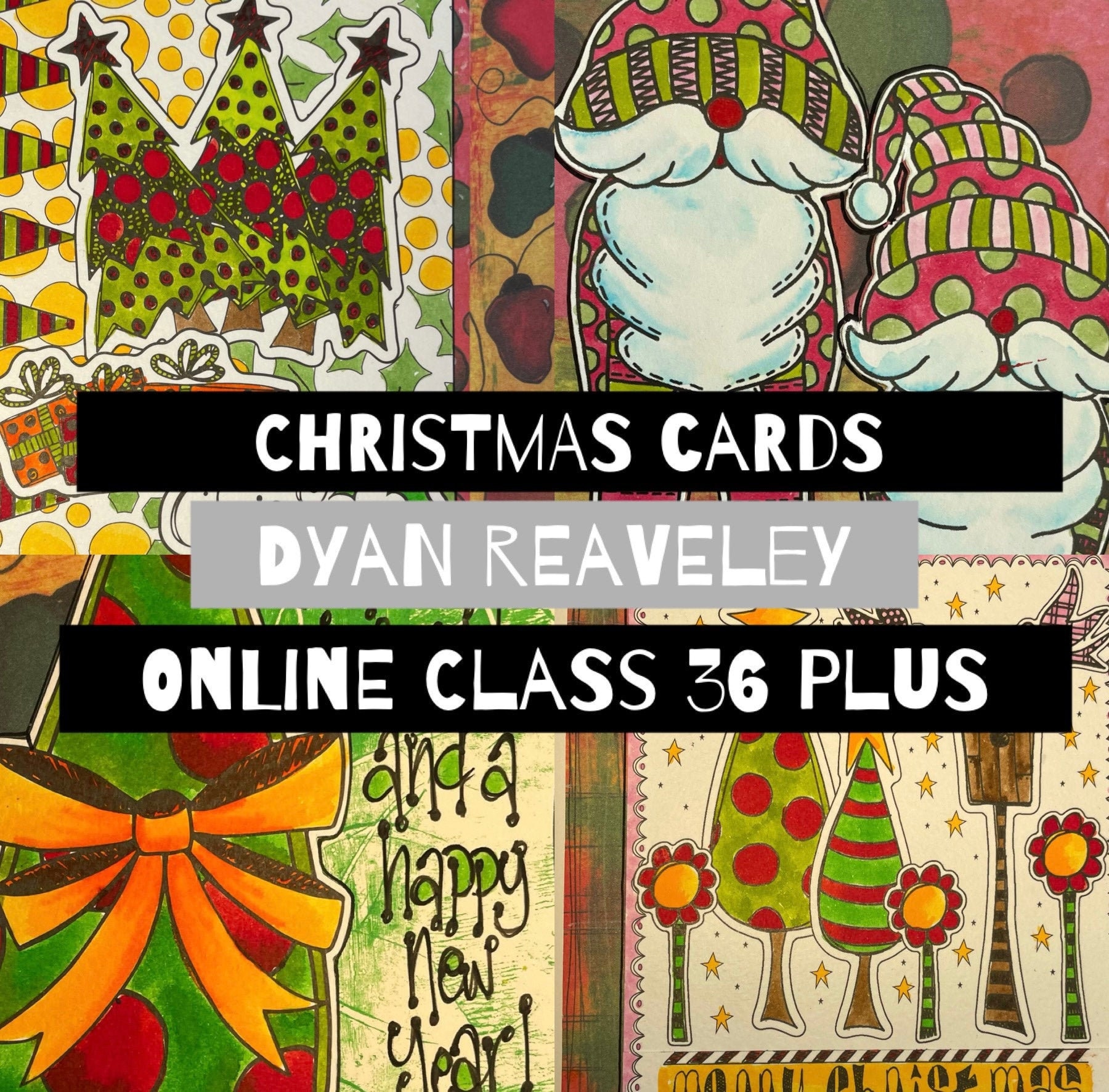 Online Class 36 Plus - Christmas Cards