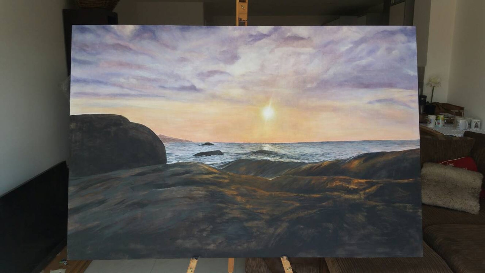 Sri Lanka Original Acrylic Canvas Painting Etsy