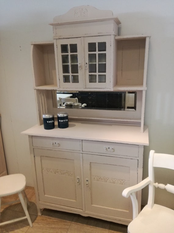 Storage Roomshabby Chic Buffet Cupboard Kitchen Buffet In Etsy