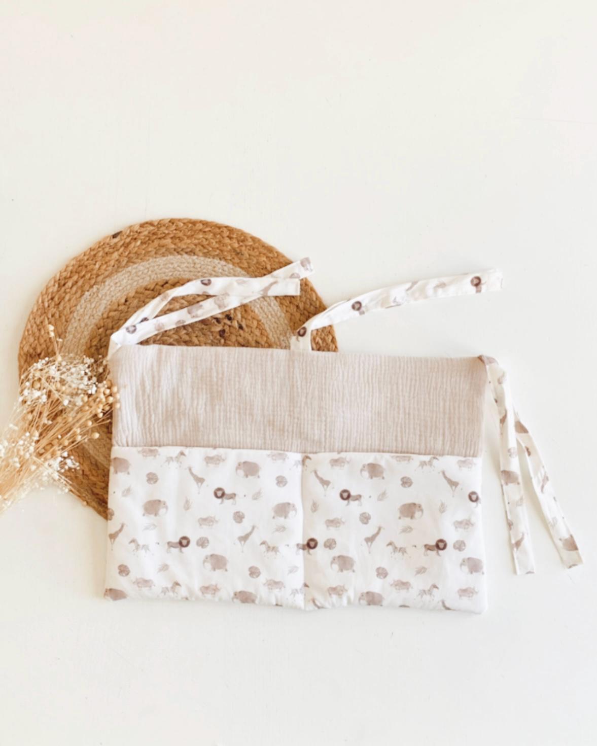 Safari customizable comforter pouch