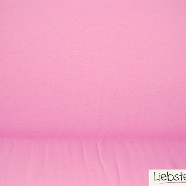 Bio- Baumwoll Sommer Jersey rosa von lillestoff