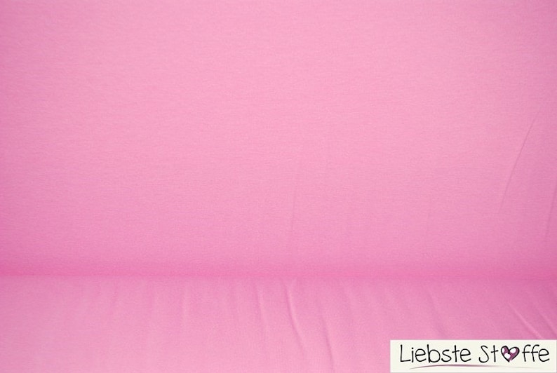 Organic cotton summer jersey pink by lillestoff image 1