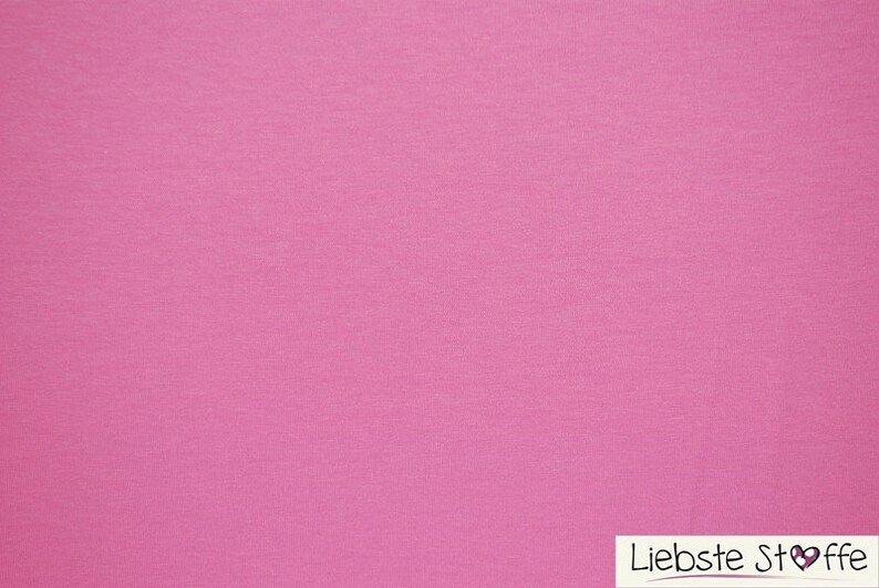 Organic cotton summer jersey pink by lillestoff image 2