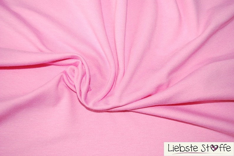 Organic cotton summer jersey pink by lillestoff image 4