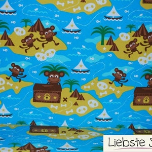 Bio-Jersey Monkeytreasure von lillestoff Bild 1