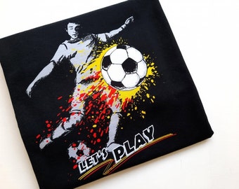 Panel - Jersey - Lizenz - Steinbeck - Design -  "Let`s Play"