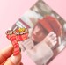 Enamel pin All too well, Taylor Swift, Red 