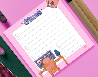 Capybara Investigator | Cute Animal Stationery | Capybara Memopad | Handmade Notepad | Kawaii Animal | Fun To-Do List
