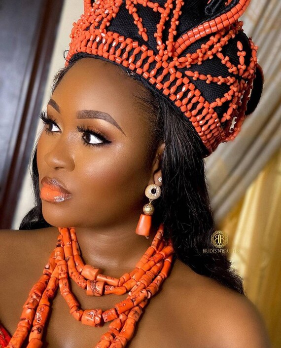 Okuku Benin Wigedo Bridal Wigcoral 