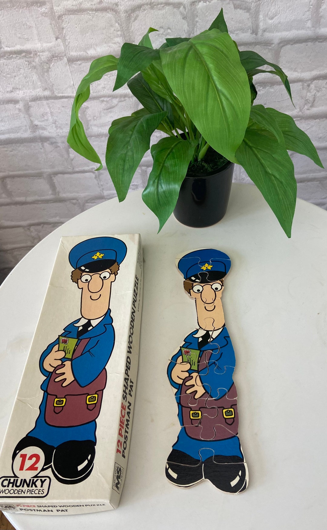 Vintage Wooden Postman Pat Jigsaw Puzzle-free Postage - Etsy UK