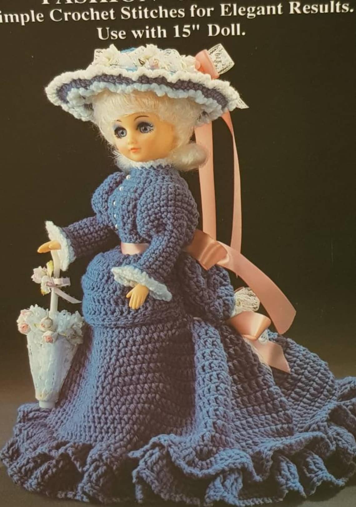 Vintage Fibre Craft Dolls Clothing Crochet Patternfree Postage Etsy UK
