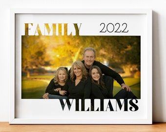 Collage de fotos familiares, Regalo fotográfico para padres, Regalo familiar personalizado, Regalo personalizado, Impresiones digitales, Imprimibles familiares, Cumpleaños de la madre padre