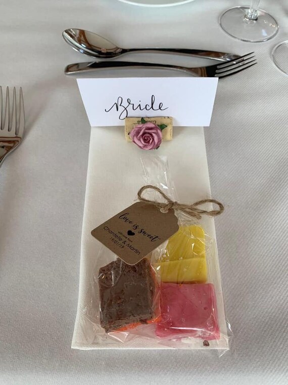 Flavoured Fudge Wedding And Party Favours 3 Pieces Etsy