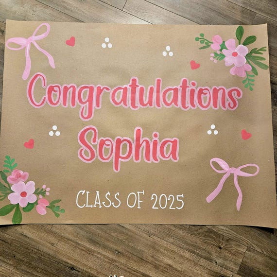 Hand Painted Banners Customized for Birthday -Anniversary -Baby Showers -Celebrations-- 21st birthday