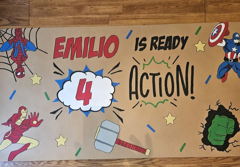 Hand Painted Banners Customized for Birthday -Anniversary -Baby Showers -Celebrations-- 21st birthday image 7