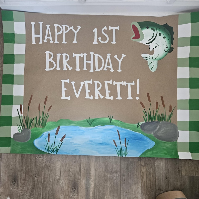 Hand Painted Banners Customized for Birthday -Anniversary -Baby Showers -Celebrations-- 21st birthday image 9