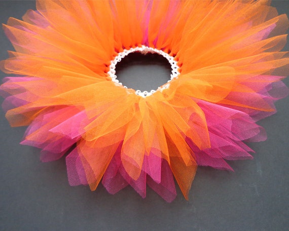 orange tutu baby