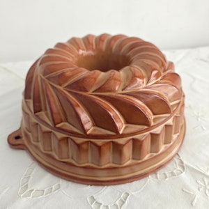 Große Keramik Kuchenform Kranzform Gugelhupfform Bild 3