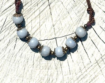 Earthy Angelite Necklace