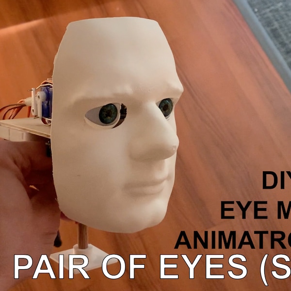 Animatronic Eyeball SET DIY Kit / Par de ojos para Arduino