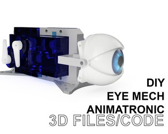 DIY Animatronic Eye Mechanism - Print it yourself!