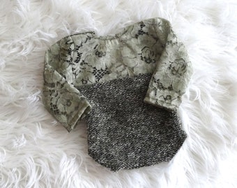 Newborn girl romper outfit baby girl lace bodysuit baby photo shoot baby photography baby girl clothes baby photo props