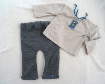 Neugeborenen Outfit Baby Jungen Set Pullover & Hose Neugeborenen Foto-Shooting Babyfotografie Babymode für Jungen Baby Foto Requisiten