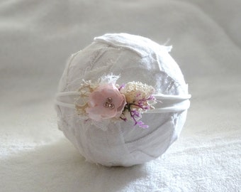 Newborn girl Headband | Newborn Props | Wedding Hair Decor | Children's Photo Props | Headband Baptism | Newborn Photography Accessories