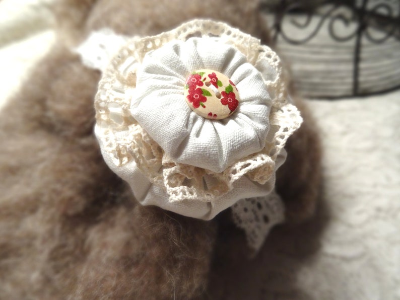 Newborn headband Vintage Look Baby Photography Accessory Crochet Hairband Baby Headband Christening Photoshoot Handmade Headdress